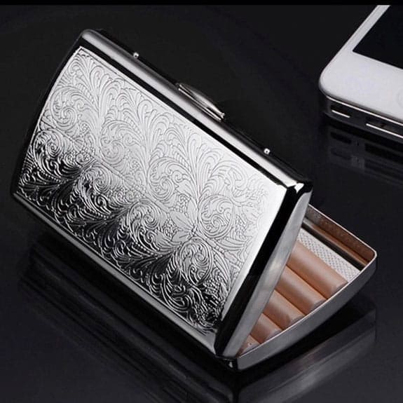 Vintage Printed Cigarette Case, 12 Cigarette Storage Box, Retro Flip Cigarette Dispenser, Ultrathin Portable Men's Cigarette Box, Portable Sealed Waterproof Smoking Case, Portable Cigarette Box, Sleeve Pocket Tobacco Pack Cover Vintage Printed Cigarette Case, 12 Cigarette Storage Box, Retro Flip Cigarette Dispenser, Ultrathin Portable Men's Cigarette Box, Portable Sealed Waterproof Smoking Case, Portable Cigarette Box, Sleeve Pocket Tobacco Pack Cover